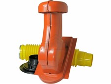 ERGO Odvětrávací komplet pro BOBROVKU od šíře 180 mm - cihlově červená