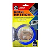 DEN BRAVEN Extra tenká a silná oboustr. páska EXTREME SLIM & STRONG tl. 0,2mm, d.5m š.19mm