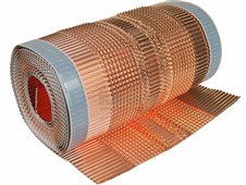 ERGO Hřebenový a nárožní pás – CELOMĚDĚNÝ - šířka 300 mm