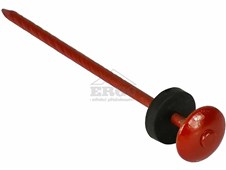 ERGO Hřebík s kloboučkovou hlavou cihlově červená