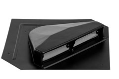 HPI Větrací hlavice T6 AL - pro vláknocementové krytiny a šindel-plast s AL mřízkou černá