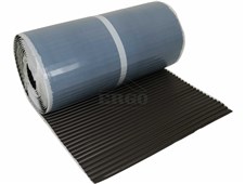 ERGO Těsnící pás kolem komínů samolepící – HLINÍK-PLISOVANÝ, š.300mm - tmavě hnědá