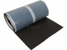 ERGO Těsnící pás kolem komínů samolepící – OLOVO-PLISOVANÉ, š.300mm - tmavě hnědá