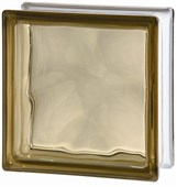 LUXFERY - Luxfera 1919-8WBN1S Wave Sahara 1S Brown, s vlnkou, jednostranně pískovaná hnědá