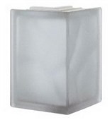 LUXFERY - Luxfera 1908-WM1 Wave Sahara 1S EC Corner, s vlnkou, rohová jednostr. pískovaná