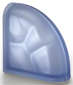 LUXFERY - Luxfera Pegasus Curved Terminal O Sat Blu, s vlnkou, satin