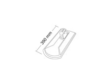 ERGO Kovová taška s držákem pro Bobrovku - tmavě hnědá