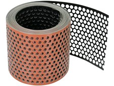 ERGO Ochranný hliníkový pás proti ptákům - šířka 100mm - černá / červená