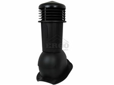 ERGO Odvětrávací komplet pro PROFIL.PLECH. KRYTINU – SYMETRICKÝ profil vln - černá