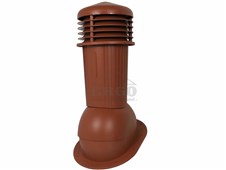 ERGO Odvětrávací komplet pro NEPROFILOVANOU PLECHOVOU krytinu - cihlově červená