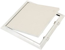 Revizní dvířka PRACHOTĚSNÁ do SDK konstrukcí 300/300/12,5 GKB se speciálním US zámkem