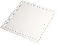 Revizní dvířka SOFTLINE do SDK konstrukcí i zdiva 200/200  plechová bílá, zámek klička