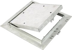 Revizní dvířka KLASIK do SDK konstrukcí 400/400/15 GKB se zámkem CZ (pérko)