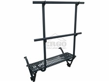 ERGO Stoupací komplet univerzální k zavěšení se zábradlím – rovný - antracit