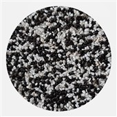 DEN BRAVEN Tekutá podlaha  - kamenivo bílá-černá bal 15,91kg