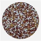 DEN BRAVEN Tekutá podlaha  - kamenivo červenohnědá-bílá-okrová bal 15,91kg