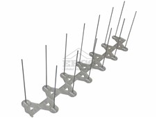 ERGO Ochrana proti holubům dvouřadá 33 cm