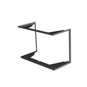 BEF HOME Zazdívací rámeček černý 1x90°- BEF FLAT 6 C