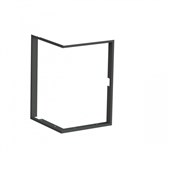 BEF HOME Zazdívací rámeček čtyřstranný černý 1x90°- BEF TOWER 5 EH