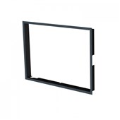 BEF HOME Zazdívací rámeček čtyřstranný černý 1x90°- hloubka 80mm, BEF PASSIVE<br/>