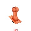 HPI Rot.odvětr. set 150mm pro beton.kryt.Bramac Alp.,KM Beta a Betonpres nový typ červená