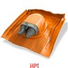 HPI Venduct® solar DUO KIT - univerzální hadicový a kabelový prostup červená