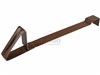 ERGO Protisněh. hák D-63 – MATNÝ –  pro Bramac MAX 7°, Röben Monza plus - červenohnědá gl.
