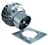 HPI Komínová hlavice nerez TURBOWENT s čtvercovou odklápěcí základnou pr. hrdla 150mm